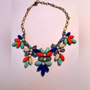 J Crew Rare Candy Necklace Crystals Sold Out Statement Jewelry New